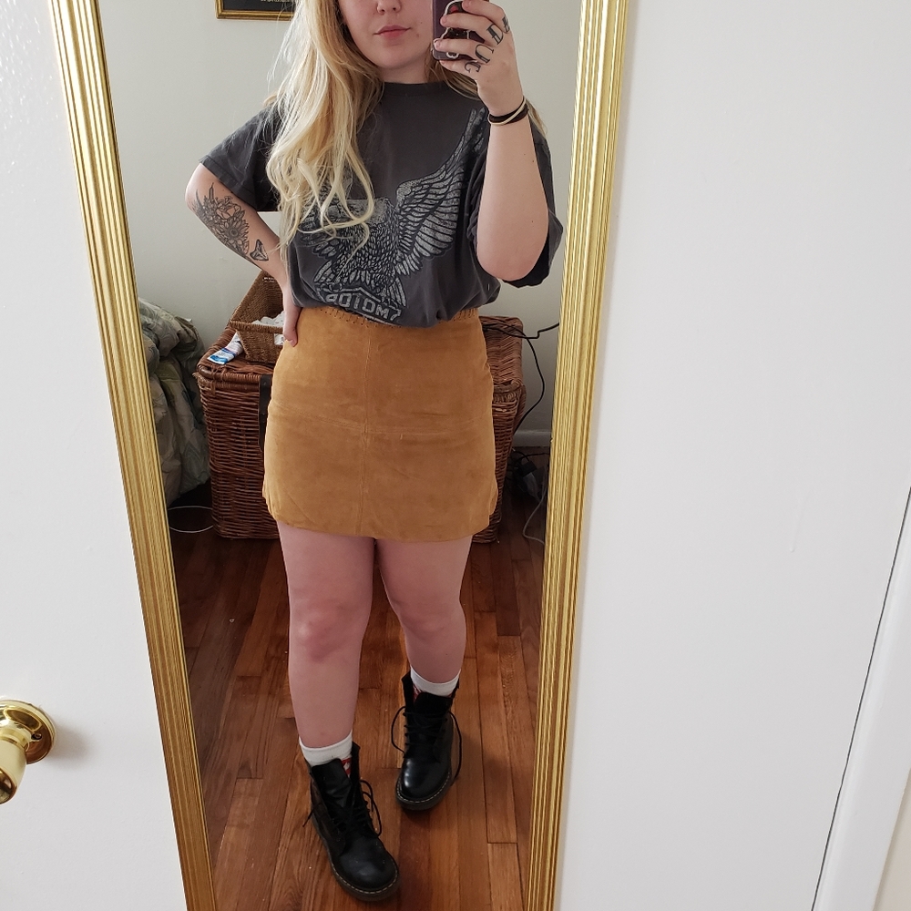 Leather Skirt